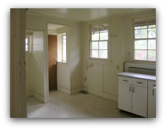 kitchen before upgrading to sell