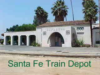 Santa Fe Train Depot Pasadena