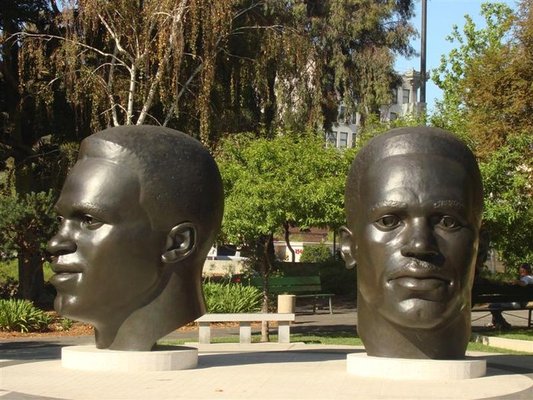 Jackie and Mack Robinson Memorial Sculptures