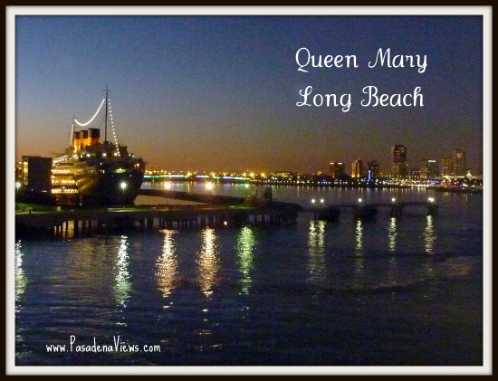 Queen Mary Long Beach at Night