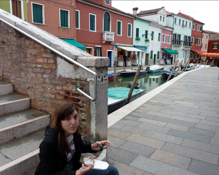 Crepes in Italy - Murano Island