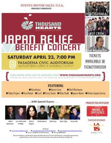 Thousand Hearts Benefit Concert 