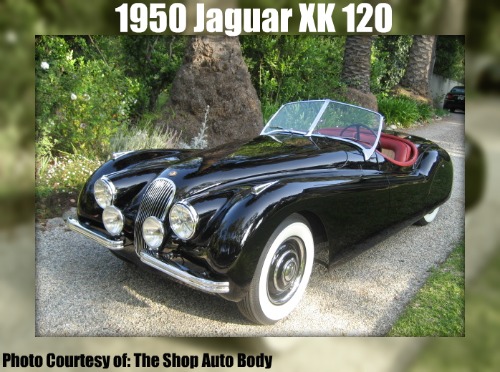 1950 Jaguar XK 120 restored by The Shop Auto Body
