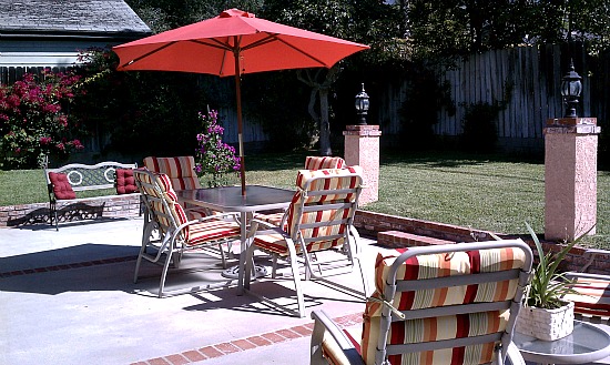 Nice backyard and patio are great features of this Altadena home.