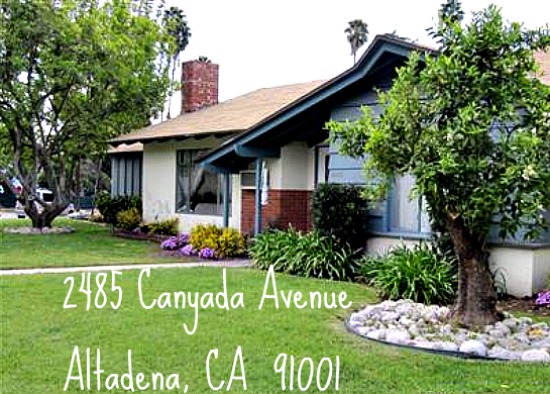 Great priced home in Canyada Avenue, Altadena.