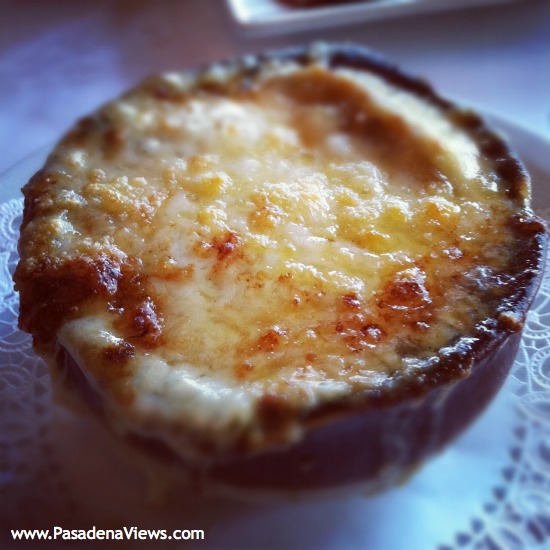 French Onion Soup at bistro de la gare