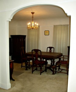 Formal dining room with coved ceiling at 1833 N. Garfield Avenue