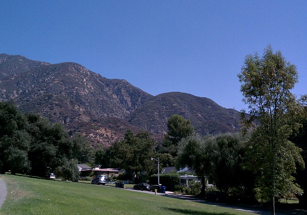 Mountain views are great in Altadena
