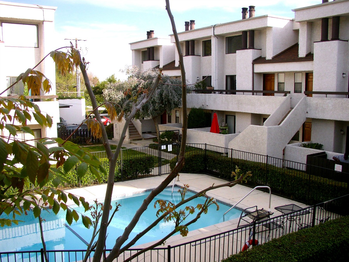 Balcony View Overlooking the Pool