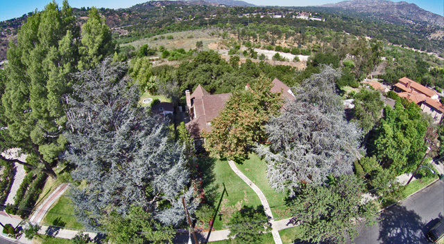 2445 Vista Laguna Terrace Pasadena California Aerial view
