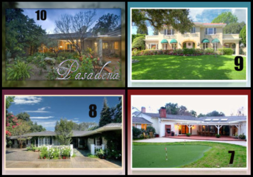 Top ten luxury homes sold in Pasadena