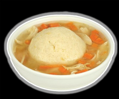 Matzo Ball Soup served at New York Deli