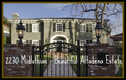 Beautiful Altadena home on Midlothian