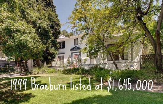 1999 Bradburn is listed for sale in Altadena.
