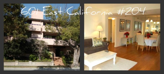 A wonder starter condo is located at 601 E. California, Pasadena, CA