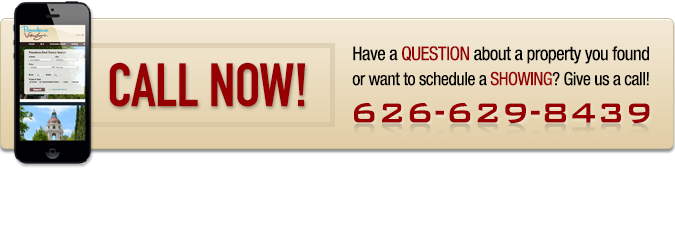 Questions about Pasadena Real Estate? Call 626-629-8439